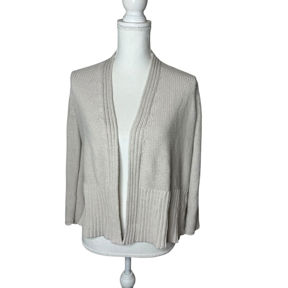 Wooden Ships Paola Buendia Champagne Knit Cardigan Sweater XS